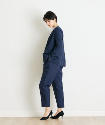 《ＩＮＥＤ　ＣＬＡＲＯ》リネンライクメランジパンツ（７１４２１６１５２３）