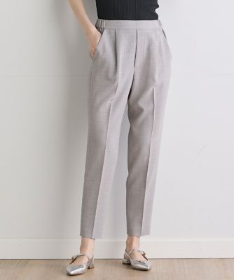 ＜INED (Women)＞《ＩＮＥＤ　ＣＬＡＲＯ》リンクルテーパードパンツ（７１４２１６１５２４）