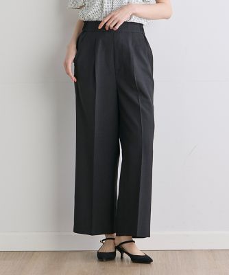 ＜INED (Women)＞《ＩＮＥＤ　ＣＬＡＲＯ》メランジクロスパンツ（７１４２１６１５２５）