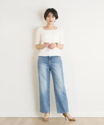 《ＩＮＥＤ　ＣＬＡＲＯ》カーブデニム（７１４２１６１５３５）