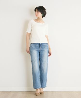 《ＩＮＥＤ　ＣＬＡＲＯ》カーブデニム（７１４２１６１５３５）