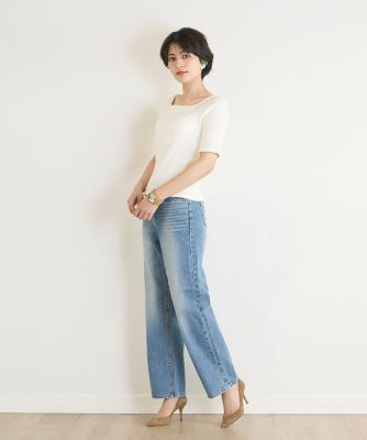 《ＩＮＥＤ　ＣＬＡＲＯ》カーブデニム（７１４２１６１５３５）