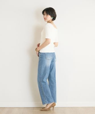 《ＩＮＥＤ　ＣＬＡＲＯ》カーブデニム（７１４２１６１５３５）