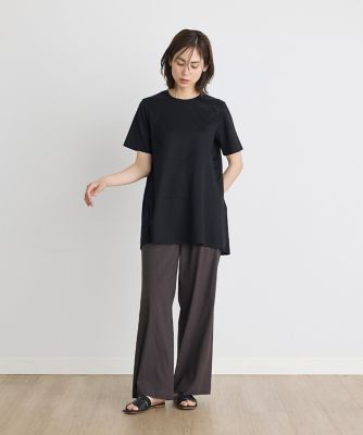 《大きいサイズ》リネンミックスドロストパンツ（７１４２１６１８４２）