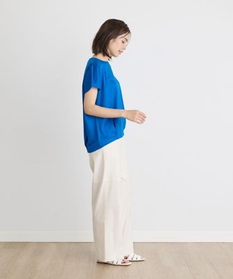 《大きいサイズ》リネンミックスドロストパンツ（７１４２１６１８４２）