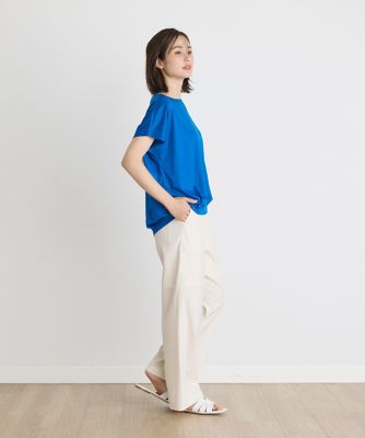 《大きいサイズ》リネンミックスドロストパンツ（７１４２１６１８４２）