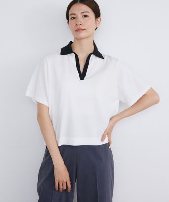 ＜INED (Women)＞バイカラースキッパーニット（７１４２１７００３０）