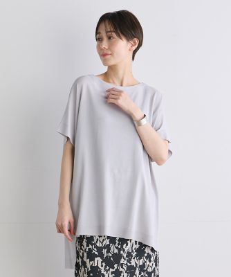 ＜INED (Women)＞《ＩＮＥＤ　ＣＬＡＲＯ》ウォッシャブルニットチュニック（７１４２１７０５０９）