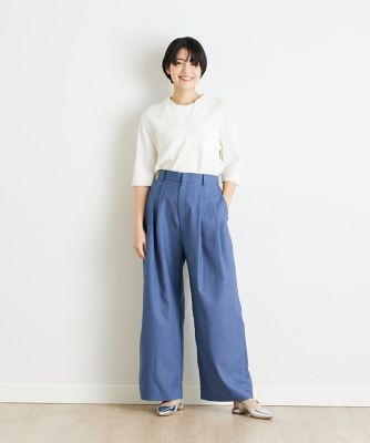《ＩＮＥＤ　ＣＬＡＲＯ》ハーフスリーブスキッパーニット（７１４２１７０５１０）