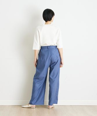 《ＩＮＥＤ　ＣＬＡＲＯ》ハーフスリーブスキッパーニット（７１４２１７０５１０）