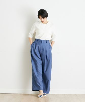 《ＩＮＥＤ　ＣＬＡＲＯ》ハーフスリーブスキッパーニット（７１４２１７０５１０）