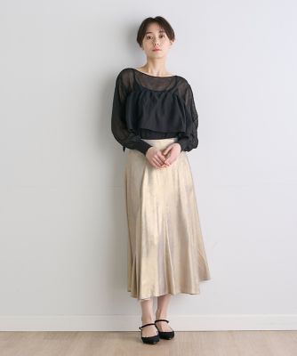 《ＩＮＥＤ　ＣＬＡＲＯ》シアーニットプルオーバー（７１４２１７０５１３）