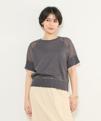 《ＩＮＥＤ　ＣＬＡＲＯ》ラグランメッシュプルオーバー（７１４２１７０５１７）