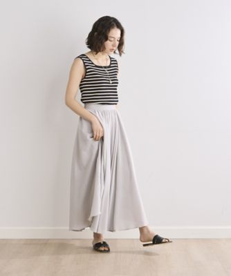 《ＩＮＥＤ　ＣＬＡＲＯ》ノースリーブボーダーリブニット（７１４２１７０５１９）