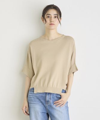 《ＩＮＥＤ　ＣＬＡＲＯ》ショートドルマンニット（７１４２１７０５２０）
