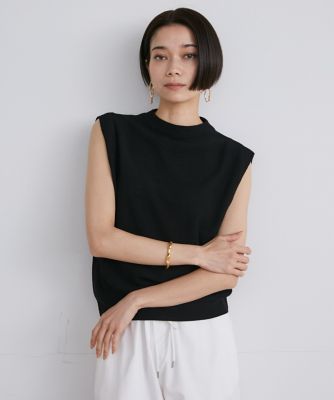 《大きいサイズ》ショルダータックノースリーブニット《Ｃｕｏｏ》（７１４２１７０８３１）