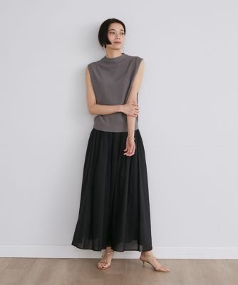 《大きいサイズ》ショルダータックノースリーブニット《Ｃｕｏｏ》（７１４２１７０８３１）