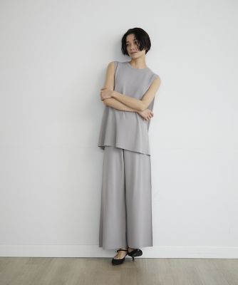 ＜INED (Women)＞《ＩＮＥＤ　ＣＬＡＲＯ》ニットセットアップ（７１４２１７３５０４）