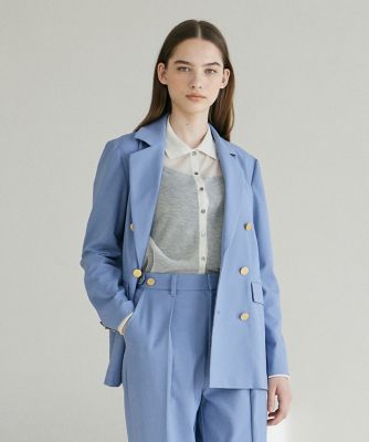 ＜INED (Women)＞《ＩＮＥＤ　ＣＬＡＲＯ》シアーポロニットカーディガン（７１４２１７８５０１）