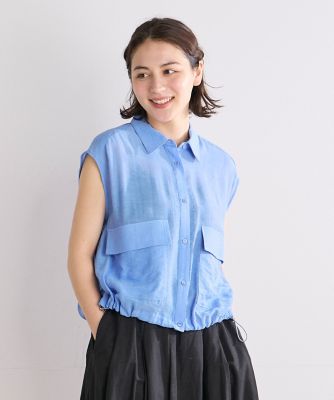 《ＩＮＥＤ　ＣＬＡＲＯ》シアーランダム楊柳シャツ（７１４２１８１５０８）