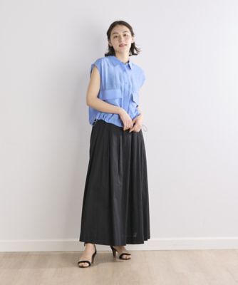 《ＩＮＥＤ　ＣＬＡＲＯ》シアーランダム楊柳シャツ（７１４２１８１５０８）
