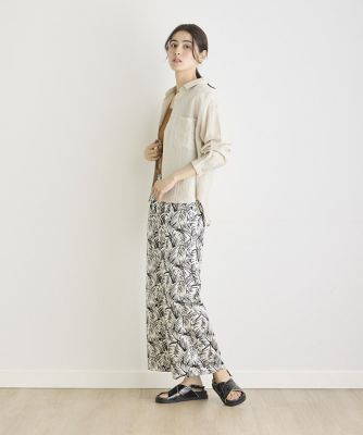 《ＩＮＥＤ　ＣＬＡＲＯ》リネンレーヨンサマーシャツ（７１４２１８１５０９）