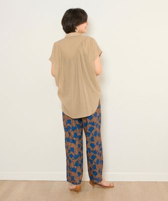 《ＩＮＥＤ　ＣＬＡＲＯ》バックギャザーブラウス（７１４２１８１５３６）