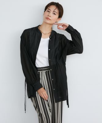 ＜INED (Women)＞シアーブラウス（７１４２１８２０２５）