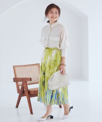 《三尋木奈保コラボ》品ありリッチシアーシャツ（７１４２１８２０３４）