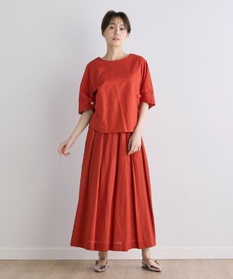《ＩＮＥＤ　ＣＬＡＲＯ》リネンコットンブラウス（７１４２１８２５０９）