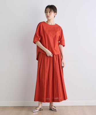 《ＩＮＥＤ　ＣＬＡＲＯ》リネンコットンブラウス（７１４２１８２５０９）
