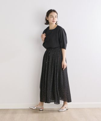 《ＩＮＥＤ　ＣＬＡＲＯ》リネンコットンブラウス（７１４２１８２５０９）