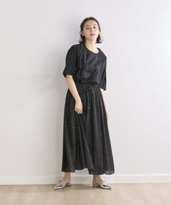 《ＩＮＥＤ　ＣＬＡＲＯ》リネンコットンブラウス（７１４２１８２５０９）