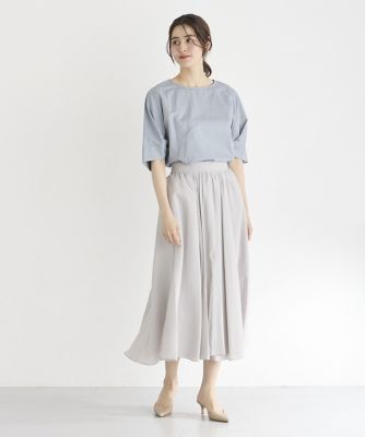 《ＩＮＥＤ　ＣＬＡＲＯ》リネンコットンブラウス（７１４２１８２５０９）