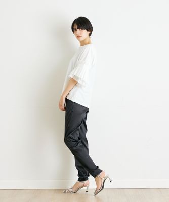《ＩＮＥＤ　ＣＬＡＲＯ》フラワーメッシュスリーブプルオーバー（７１４２１８２５１０）