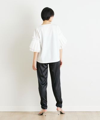 《ＩＮＥＤ　ＣＬＡＲＯ》フラワーメッシュスリーブプルオーバー（７１４２１８２５１０）