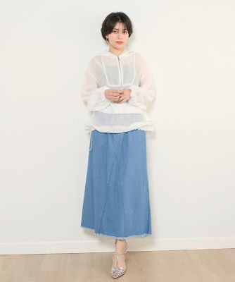 《ＩＮＥＤ　ＣＬＡＲＯ》メッシュ切り替えアノラックシャツ（７１４２１８２５１２）