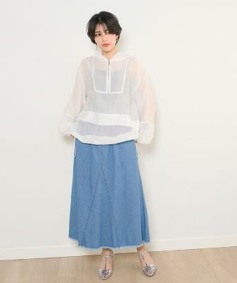 《ＩＮＥＤ　ＣＬＡＲＯ》メッシュ切り替えアノラックシャツ（７１４２１８２５１２）