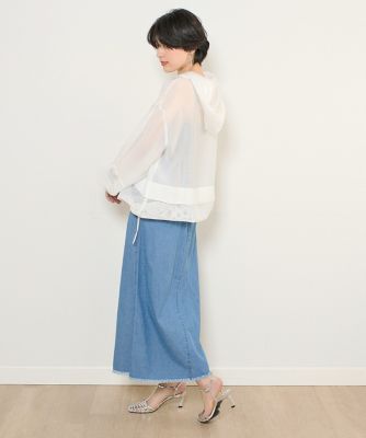 《ＩＮＥＤ　ＣＬＡＲＯ》メッシュ切り替えアノラックシャツ（７１４２１８２５１２）
