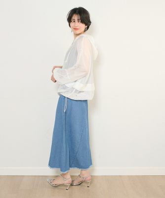 《ＩＮＥＤ　ＣＬＡＲＯ》メッシュ切り替えアノラックシャツ（７１４２１８２５１２）