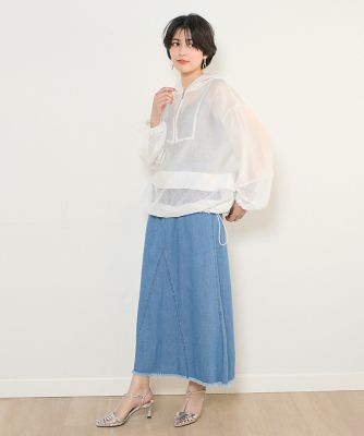 《ＩＮＥＤ　ＣＬＡＲＯ》メッシュ切り替えアノラックシャツ（７１４２１８２５１２）