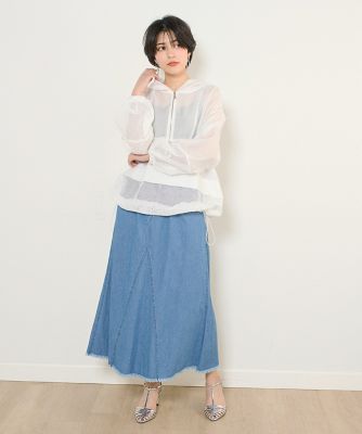 《ＩＮＥＤ　ＣＬＡＲＯ》メッシュ切り替えアノラックシャツ（７１４２１８２５１２）