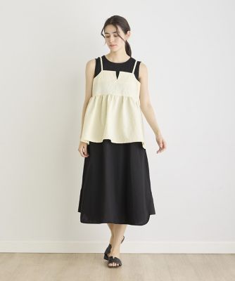 《ＩＮＥＤ　ＣＬＡＲＯ》華やかキャミチュニック（７１４２１８２５１４）