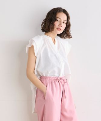 ＜INED (Women)＞《ＩＮＥＤ　ＣＬＡＲＯ》カラミタンブラー２ＷＡＹブラウス（７１４２１８２５１５）