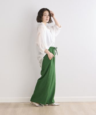 《ＩＮＥＤ　ＣＬＡＲＯ》スキッパーシアーブラウス（７１４２１８２５２７）