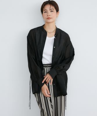 《大きいサイズ》シアーブラウス（７１４２１８２８２５）