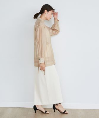 《大きいサイズ》シアーブラウス（７１４２１８２８２５）