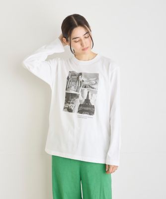 コラージュフォトロングスリーブＴシャツ（７１４２１９００３４）