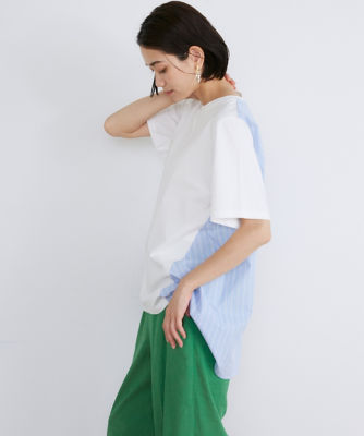 ＜INED (Women)＞異素材コンビＡラインプルオーバー（７１４２１９００３５）