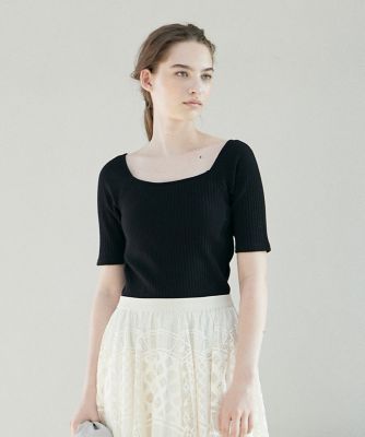 《ＩＮＥＤ　ＣＬＡＲＯ》カップ付きリブトップス（７１４２１９０５０２）